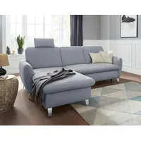 sit&more Ecksofa »Daytona L-Form«, mit Federkern, einer Kopfstütze und wahlweise mit Bettfunktion