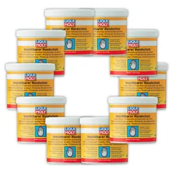 10x 650ml LIQUI MOLY 3334 Handschutz Unsichtbarer Handschutz Werkstatt Anti Fett