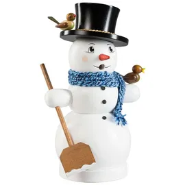 Erzgebirgische Volkskunst Richard Glässer GmbH Weihnachtsszene Glässer Volkskunst 'Räuchermann Schneemann, groß' 25cm
