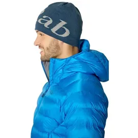Rab Logo Beanie - Mütze Tempest Blue / Light Zinc One Size
