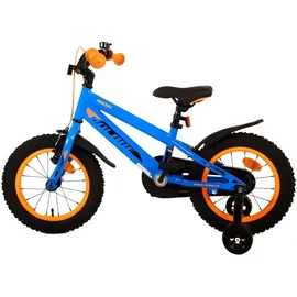 tpfsports Rocky Kinderfahrrad - Jungen - 14 Zoll - Rücktritt + Handbremse - Blau