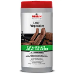 NIGRIN Leder-Pflegetücher 30x Lederpflegemittel  687754