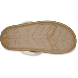Crocs Classic Fuzz Scuff Pantoffeln Braun 41