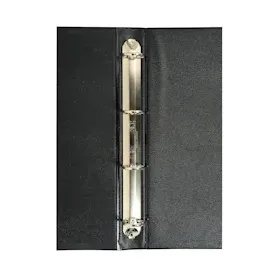 Exacompta 41930E Ringbuch (PVC, Rücken 40mm, 4 Ringe, DIN A3 quer) 1 Stück, schwarz