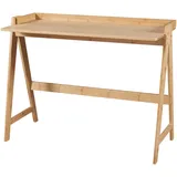 [en.casa] Schreibtisch Härryda Bambus 107x47x81 cm Natur