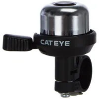 Cat Eye Cateye PB-1000 Wind-Bell Fahrradklingel, Silber/Schwarz, One Size