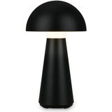 Briloner LED-Akku-Tischleuchte Fungo, aufladbar, schwarz