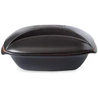 RÖMERTOPF Bräter Culinario 4 Pers. sw, Pfanne + Kochtopf, Schwarz