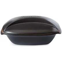 RÖMERTOPF Bräter Culinario 4 Pers. sw, Pfanne + Kochtopf, Schwarz