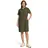 Cartoon Polokleid Braun 46