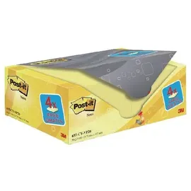 Post-it Post-it® Haftnotizen gelb, 16 Blöcke + GRATIS 4 Blöcke