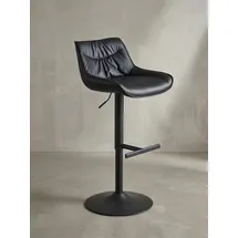 KADIMA DESIGN Barhocker 86 - 106 cm Schwarz