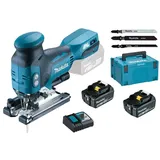 Makita DJV181RTJ Akku-Stichsäge 18V DJV181Z + 2x Akku 5Ah + Ladegerät + Makpac 3