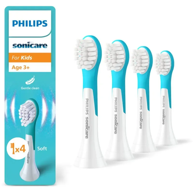 Philips Sonicare For Kids Mini 3+ HX6034/90 Ersatzkopf für Zahnbürste für Kinder 4 St.