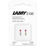 Lamy Z130 Ersatzspitzen für LAMY safari note+, rot, 2er-Pack (1232331)