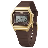 ICE-Watch ICE digit retro Brown cappuccino - Braune Damenuhr mit Plastikarmband - 022065 (Small)