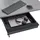 SOTech CAVO Laptop Schublade 480 x 446 x 80 mm schwarz abschließbar