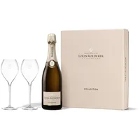 (179,27 EUR/l) Roederer Champagner 0,75l Brut Premier Collektion 243 mit Gläser