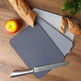 Alpina Schneidebrett-Set Kunststoff 3-tlg. 20 x 28 cm Grau