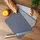 Alpina Schneidebrett-Set Kunststoff 3-tlg. 20 x 28 cm Grau