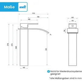 Bächlein Tamina Einhebelmischer Chrom