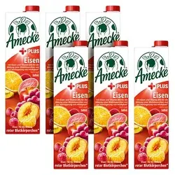 Amecke + Eisen Fruchtsaft 6x 1,0 l