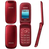 Original Samsung GT-E1272 Handy Rot Dual Sim Klapphandy Mobiltelefon Neu