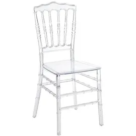 vente-unique Stuhl Ambelon Polycarbonat transparent 2er Set