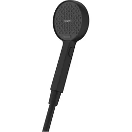 Hansgrohe Activera Select S Duschkopf 95, 2 Strahlarten, EcoSmart, mit WaterBoost, 28035670, Farbe: Mattschwarz,