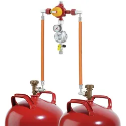 GOK 2-Flaschenanlage PS 16Bar 50mBar, 1,5kg/h automatisch
