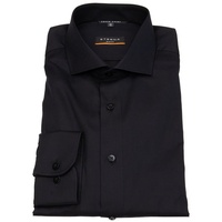 Eterna Slim Fit Cover Shirt in schwarz