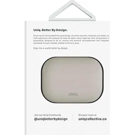 Uniq Lino AirPods Pro 2 genSilikonhülle (2022/2023) beżowy/beige elfenbein