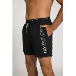 Herren Badehose Beachwear Elastikbund schwarz 4XL