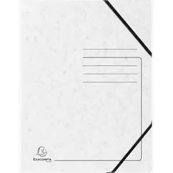 Exacompta 555406E, Zeichenmappe, A4, Pressspan, Weiß, Porträt, 250 Blätter