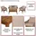 MCW Gartengarnitur MCW-N37, Garten-/Lounge-Set Sofa Sitzgruppe, Poly-Rattan Holz Akazie ~ grau, Kissen hellgrau