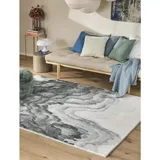 benuta Teppich Mara, rechteckig, Höhe: 6 mm, Kunstfaser, Berber, Ethno-Style, Wohnzimmer grau 200 cm x 300 cm x 6 mm