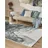 benuta pop Waschbarer Kurzflor Teppich Mara Grau 200x300 cm - Moderner Kurzflor-Teppich für Wohnzimmer