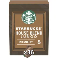 Starbucks House Blend Lungo Big Pack für Nespresso (4 x 36 Kapseln)