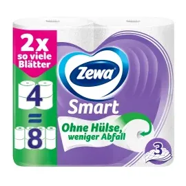 Zewa Toilettenpapier Smart 3-lagig 4 Rollen