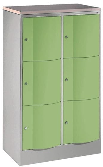 CP Fächerschrank »Resisto« grün, 77x125.5x54 cm