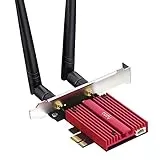 Cudy WiFi 7 BE9300 WE9300 PCIe WiFi Karte für PC (Nicht kompatibel mit AMD), 6GHz Tri-Band Wireless Adapter, Intel BE200 Chipsatz, Bluetooth 5.4, WPA3, einfache Installation