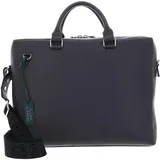 Coccinelle Man Soft Man Briefcase Grained Leather (12.99"), Notebooktasche, Grau