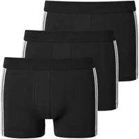 SCHIESSER Trunks mit Stretch-Anteil im 3er-Pack, Black, L