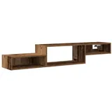 vidaXL Wandmontierter TV-Schrank Wandhalterung Altholz