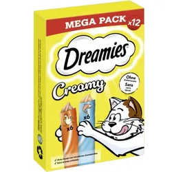 Dreamies Creamy Mega Pack Huhn und Lachs 12x10g