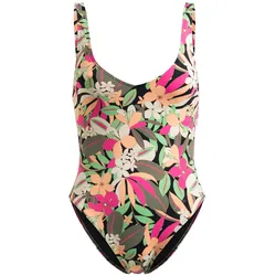 Roxy Badeanzug »Printed Beach Classics« Roxy Anthracite Palm Song S S