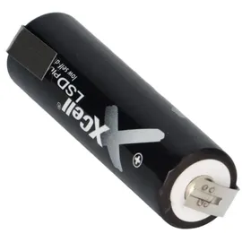 XCell 1x XCell Mignon Akku AA LSD Plus Ni-MH 1,2V 2550 mAh low self-discharge Lötfahne Z