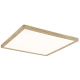 Paulmann LED Deckenleuchte Atria Shine Backlight Holzoptik 29,3x29,3cm