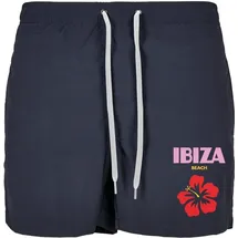 Mister Tee Ibiza Beach Badeshorts Navy L