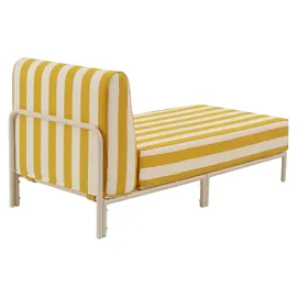 Oviala Chaiselongue modulare Gartenmöbel gelb